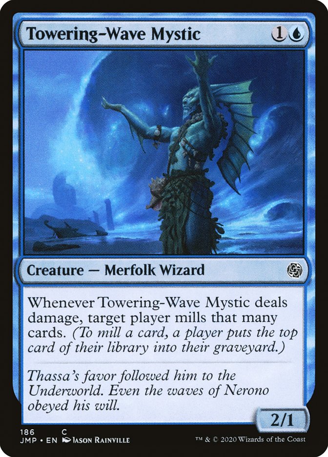 MTG Card Title: Towering-Wave Mystic JMP/186