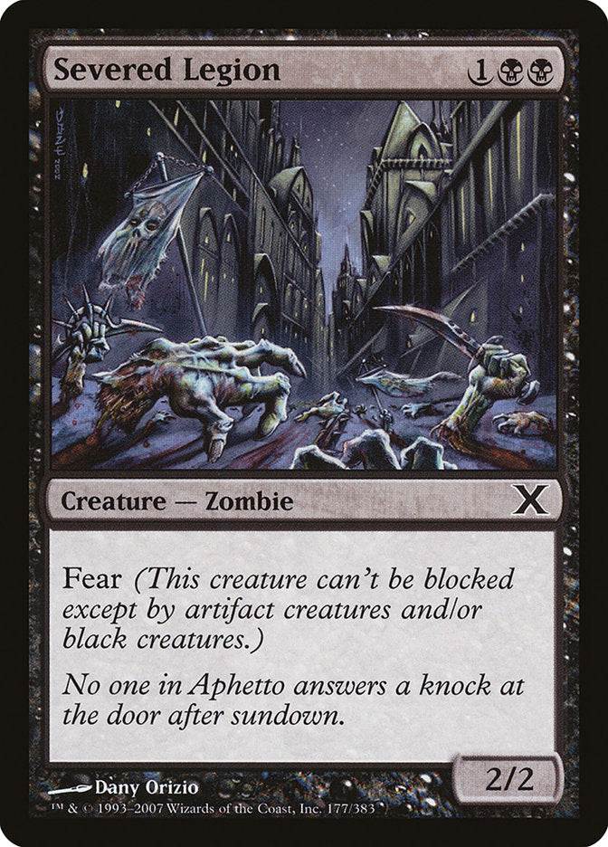 MTG Card Title: Severed Legion 10E/177