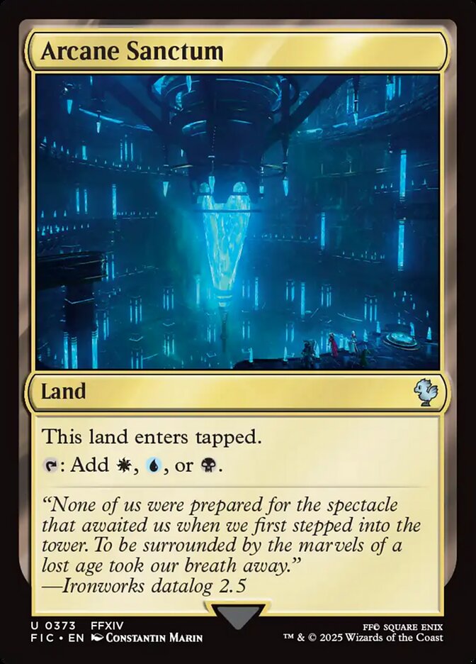 MTG Card Title: Arcane Sanctum FIC/373