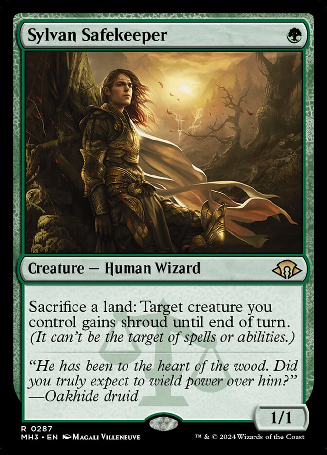 MTG Card Title: Sylvan Safekeeper MH3/287