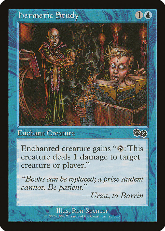MTG Card Title: Hermetic Study USG/78