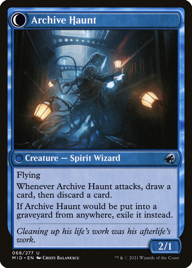 Overwhelmed Archivist // Archive Haunt MID/68
