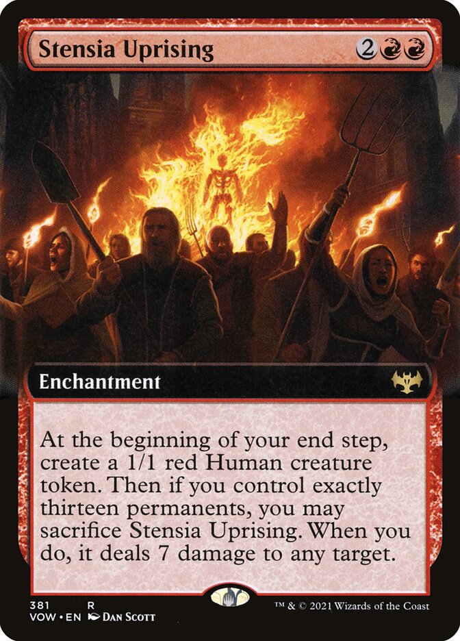 MTG Card Title: Stensia Uprising VOW/381