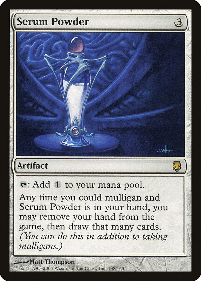 MTG Card Title: Serum Powder DST/138