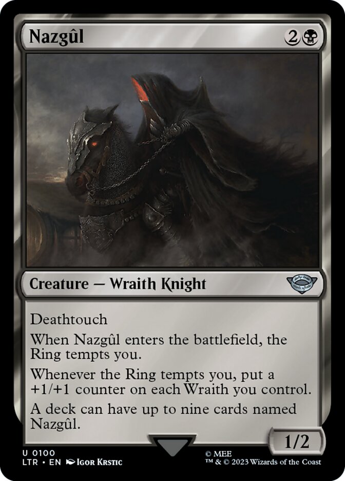 MTG Card Title: Nazgûl LTR/100