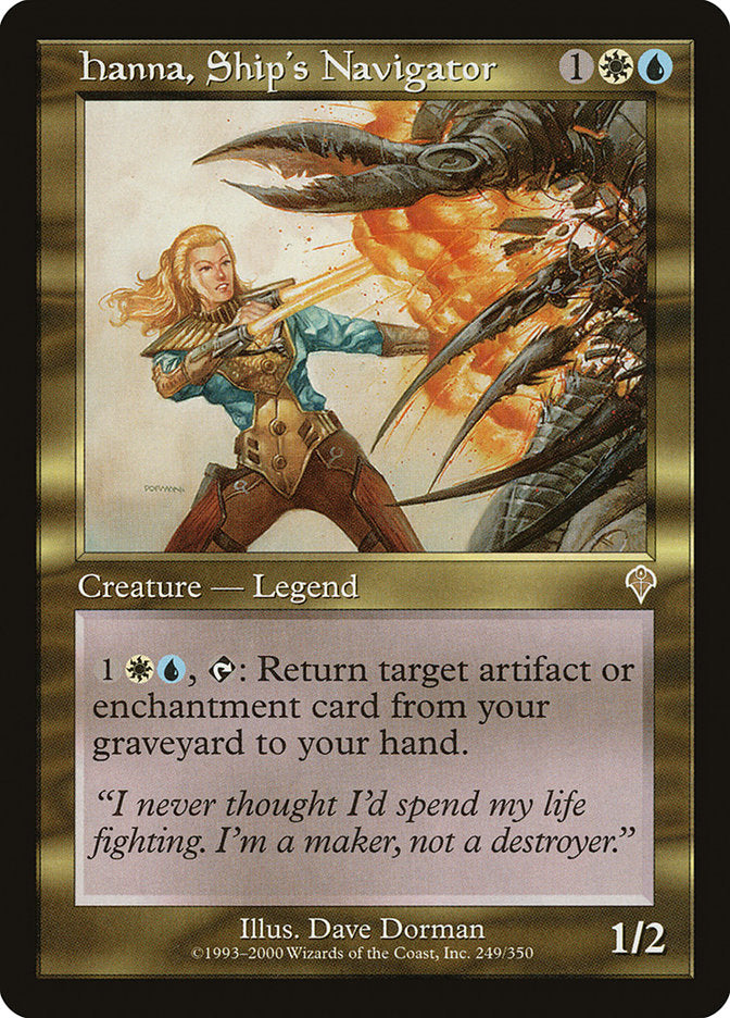 MTG Card Title: Hanna, Ship's Navigator INV/249