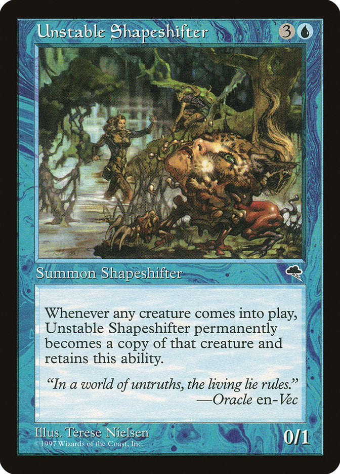 MTG Card Title: Unstable Shapeshifter TMP/100