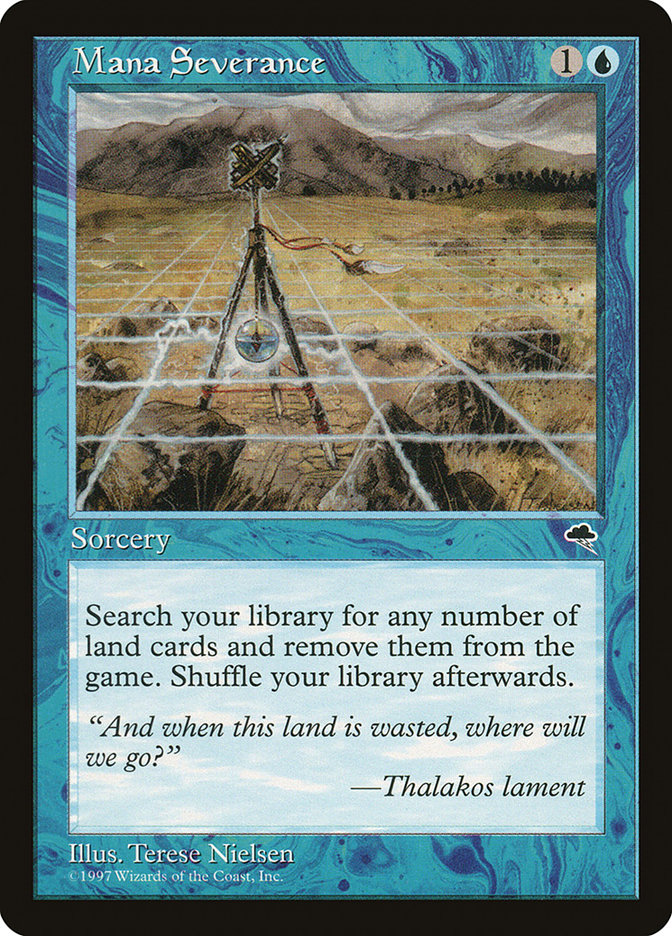MTG Card Title: Mana Severance TMP/73