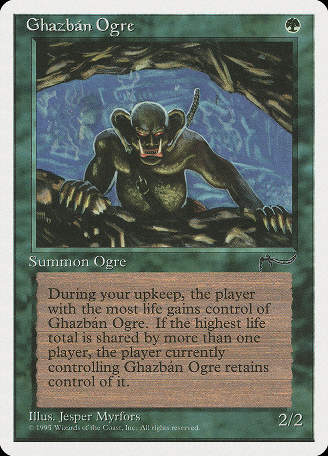 MTG Card Title: Ghazbán Ogre CHR/65