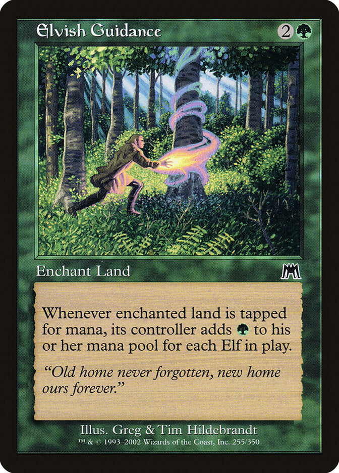 MTG Card Title: Elvish Guidance ONS/255