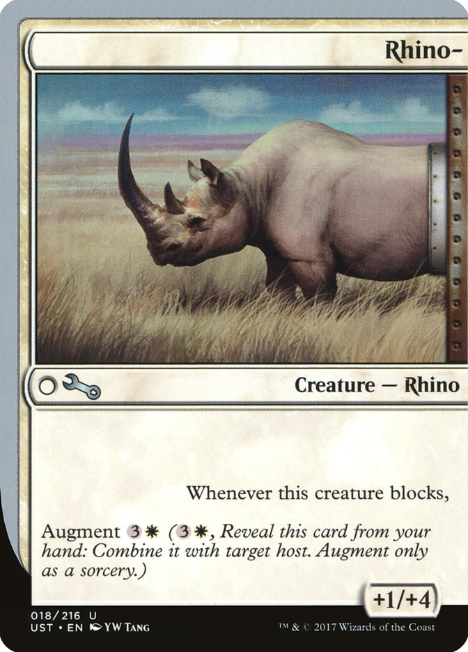 MTG Card Title: Rhino- UST/18