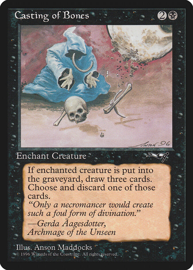 MTG Card Title: Casting of Bones ALL/44b