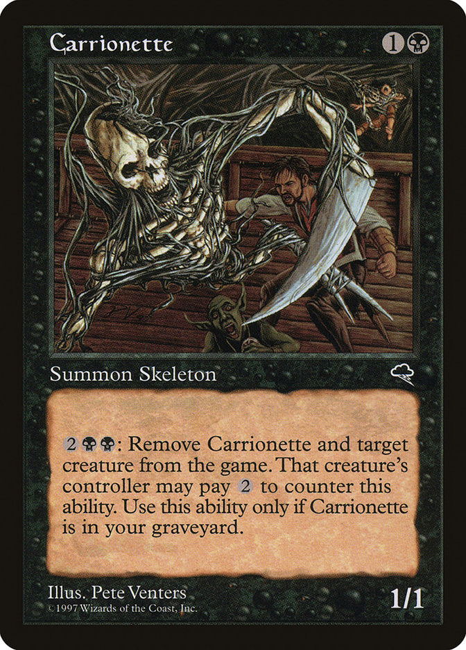 MTG Card Title: Carrionette TMP/111
