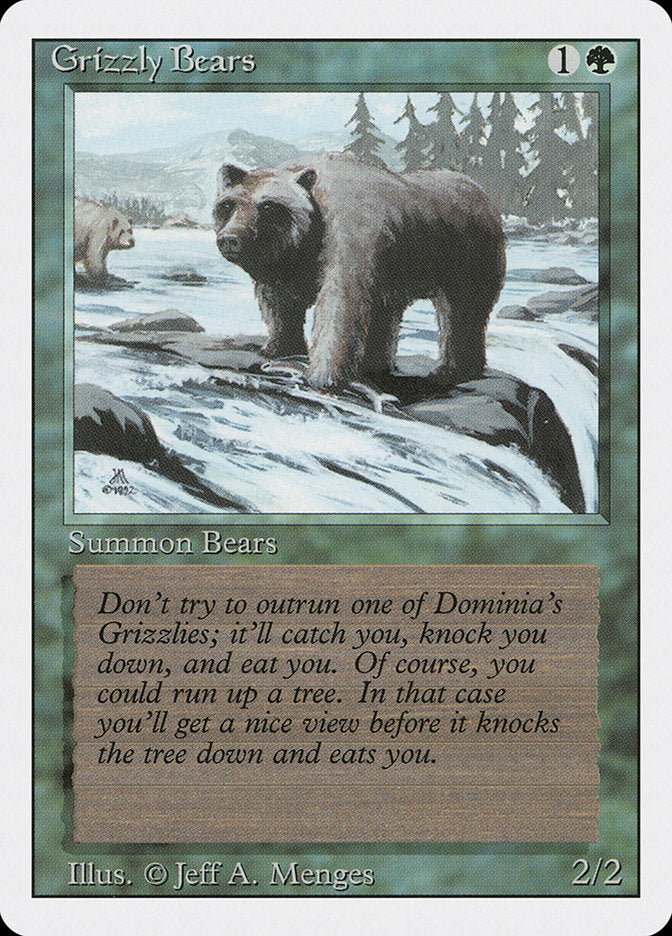 MTG Card Title: Grizzly Bears 3ED/201