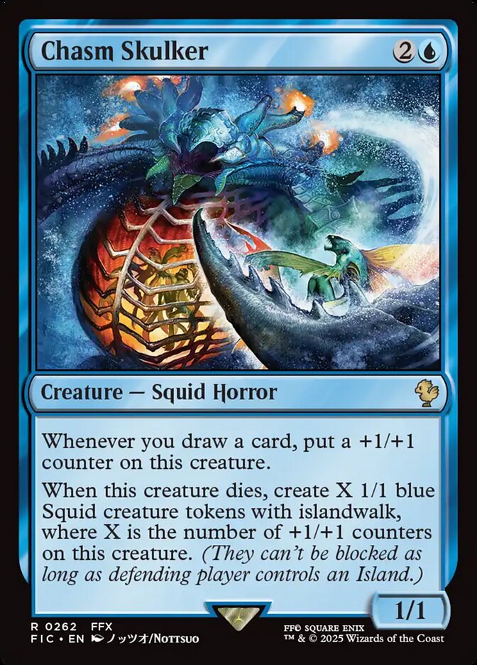 MTG Card Title: Chasm Skulker FIC/262