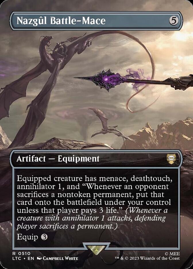 MTG Card Title: Nazgûl Battle-Mace LTC/510