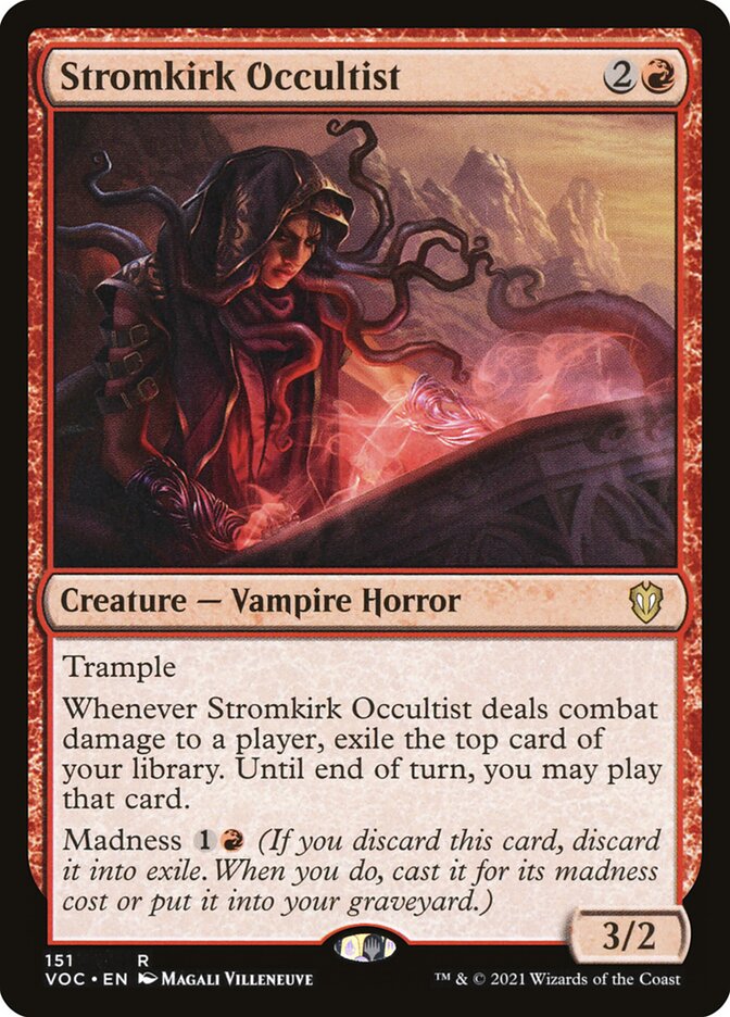 MTG Card Title: Stromkirk Occultist VOC/151