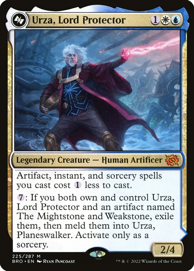 MTG Card Title: Urza, Lord Protector BRO/225