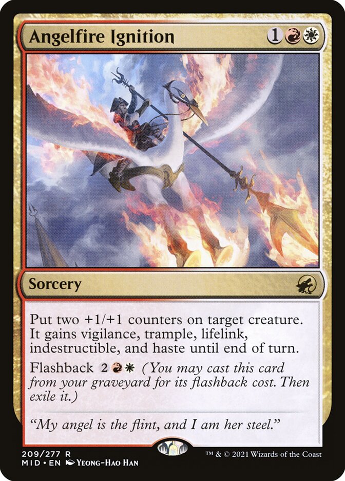 MTG Card Title: Angelfire Ignition MID/209