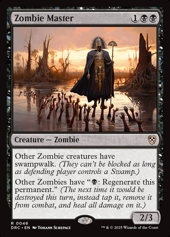 MTG Card Title: Zombie Master DRC/46