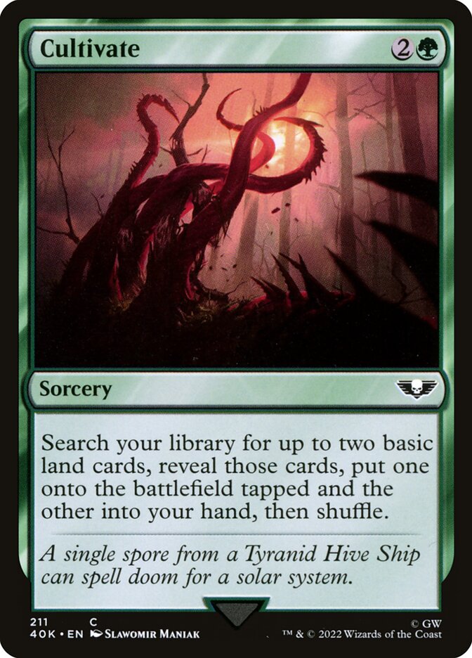 MTG Card Title: Cultivate 40K/211