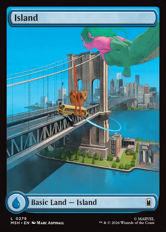 MTG Card Title: Island MSH/279