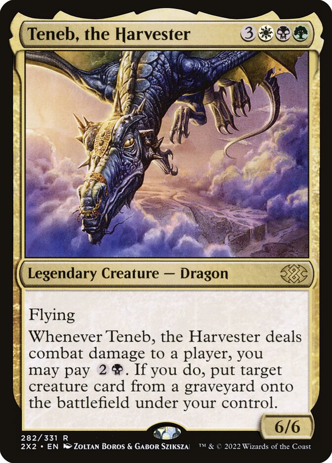 MTG Card Title: Teneb, the Harvester 2X2/282