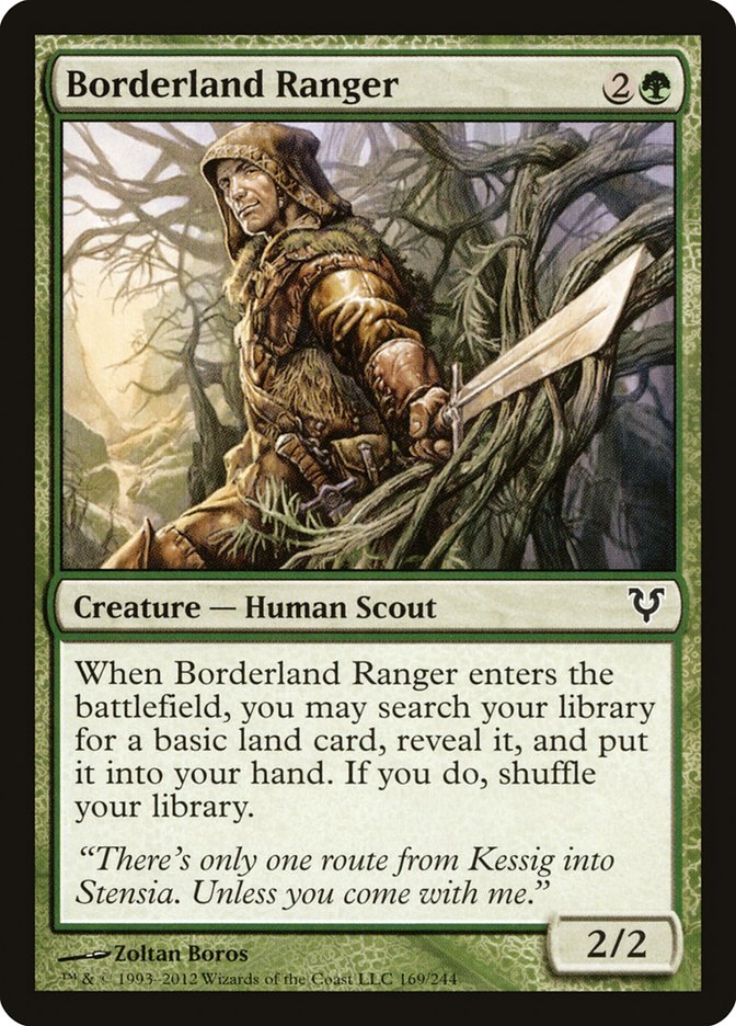 MTG Card Title: Borderland Ranger AVR/169