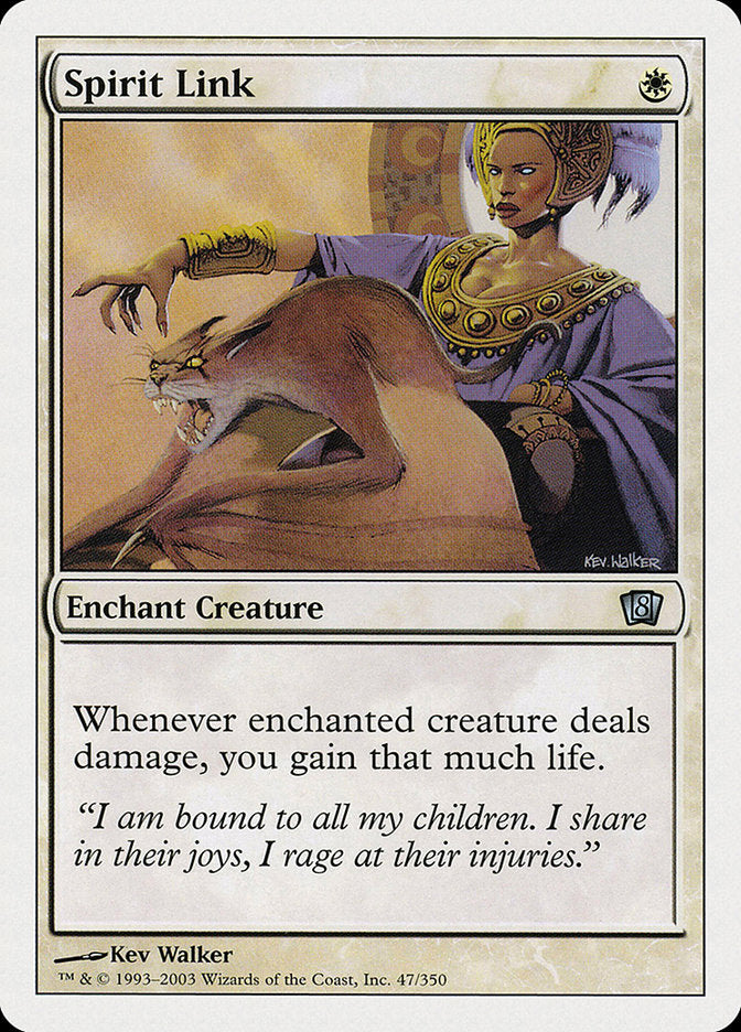 MTG Card Title: Spirit Link 8ED/47