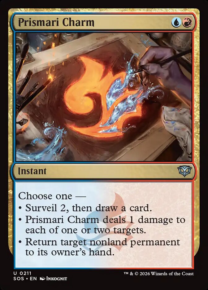 MTG Card Title: Prismari Charm SOS/211