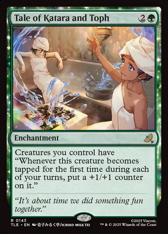 MTG Card Title: Tale of Katara and Toph TLE/143