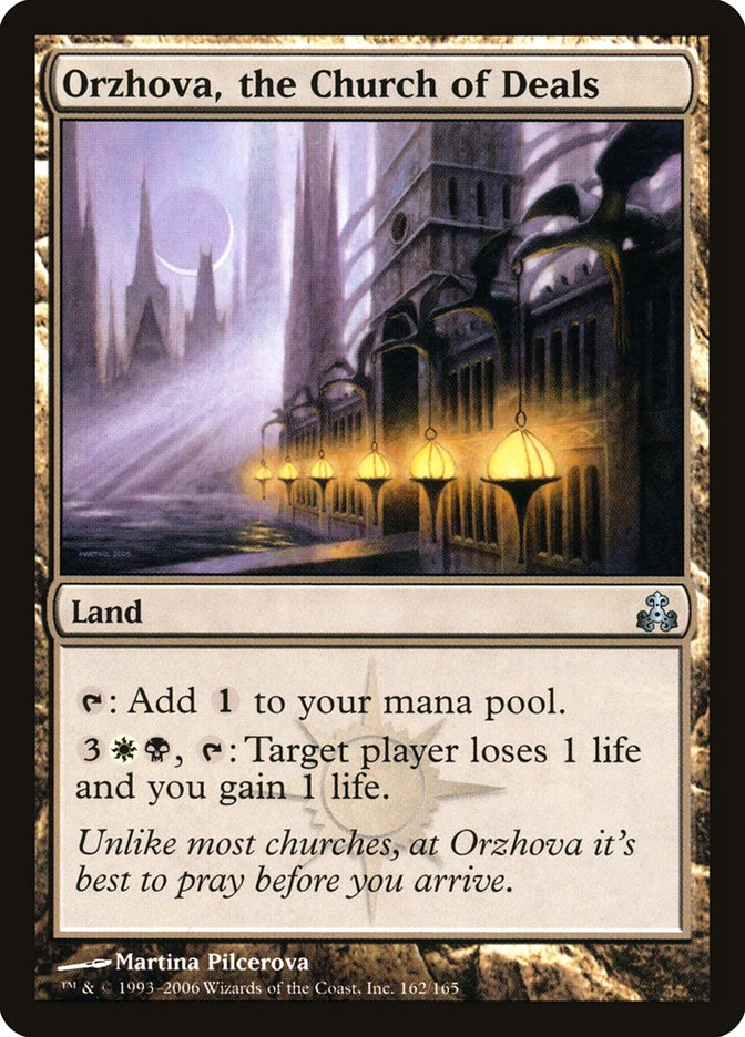 MTG Card Title: Orzhova, the Church of Deals GPT/162