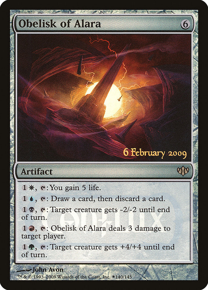 MTG Card Title: Obelisk of Alara PCON/140*