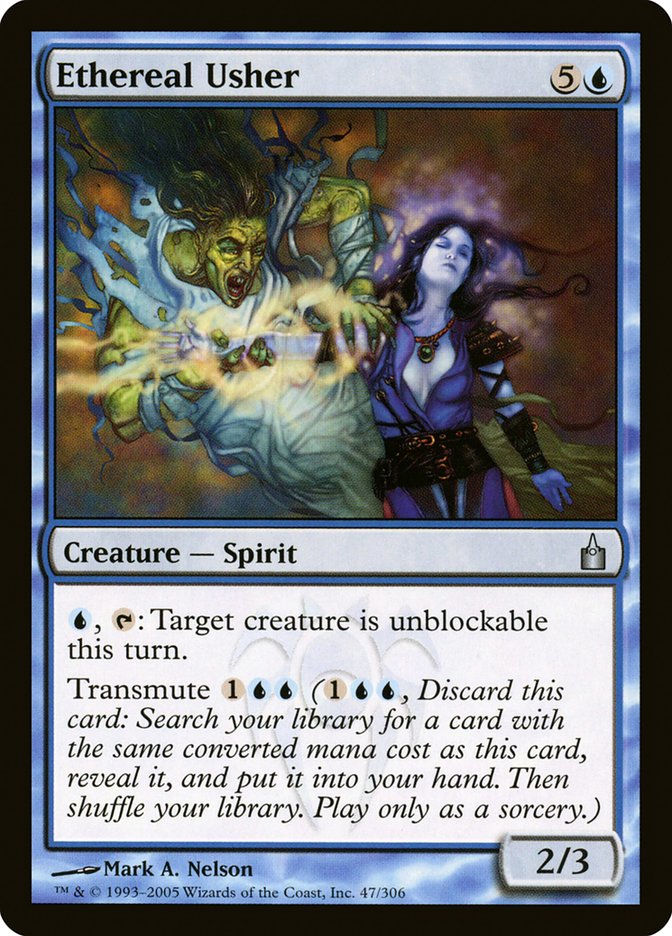 MTG Card Title: Ethereal Usher RAV/47