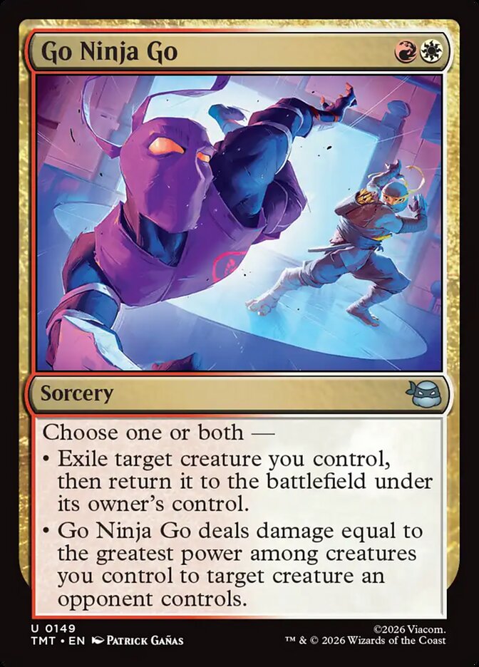MTG Card Title: Go Ninja Go TMT/149