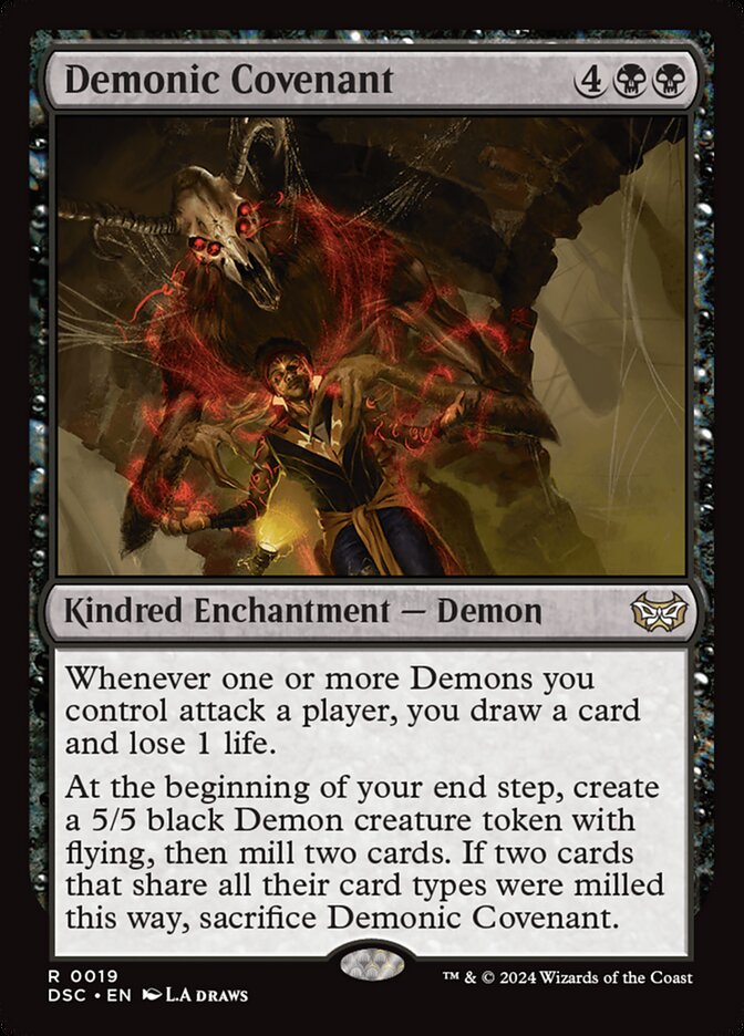 MTG Card Title: Demonic Covenant DSC/19