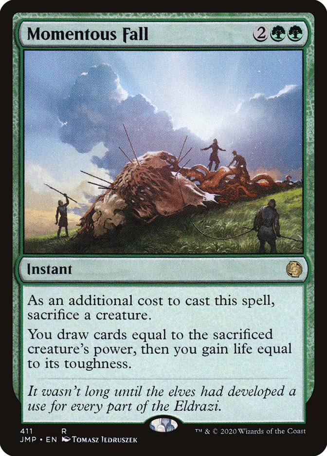 MTG Card Title: Momentous Fall JMP/411