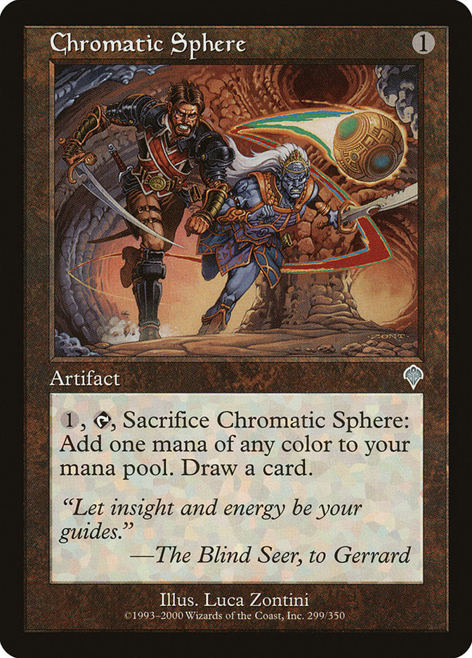 MTG Card Title: Chromatic Sphere INV/299