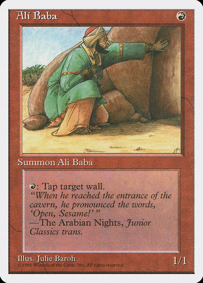 MTG Card Title: Ali Baba 4ED/175