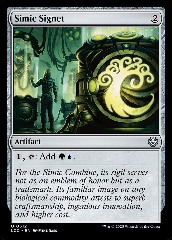 MTG Card Title: Simic Signet LCC/312