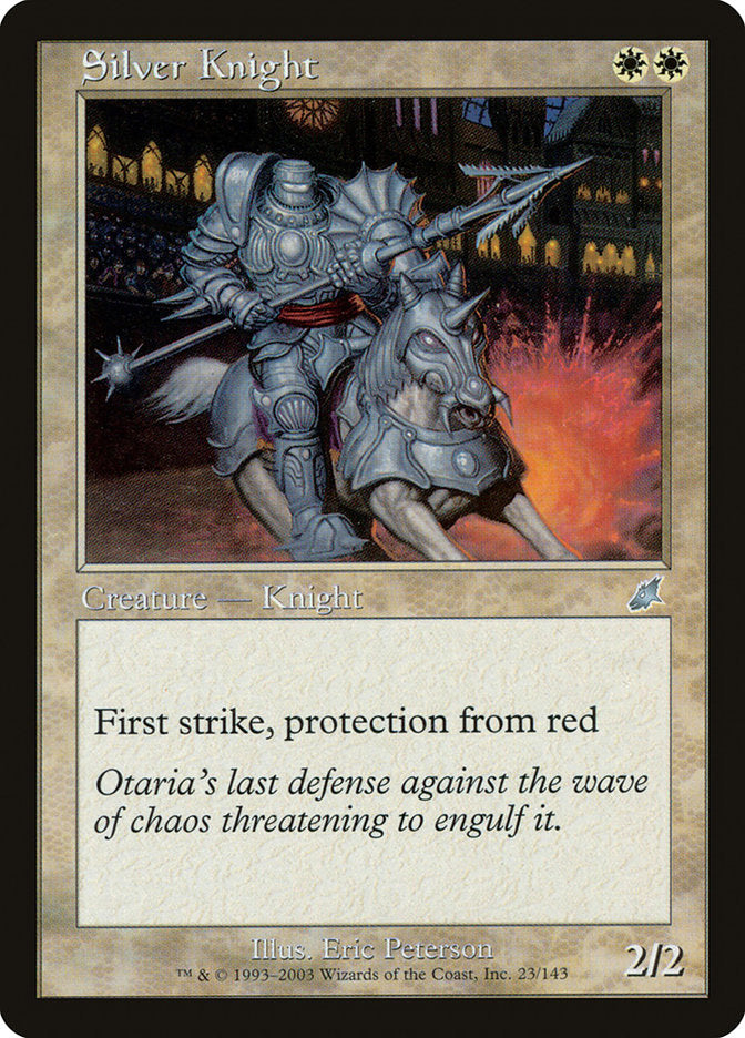 MTG Card Title: Silver Knight SCG/23