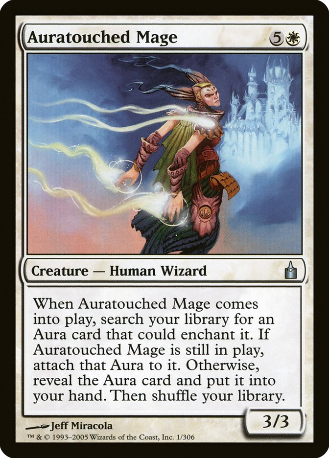 MTG Card Title: Auratouched Mage RAV/1