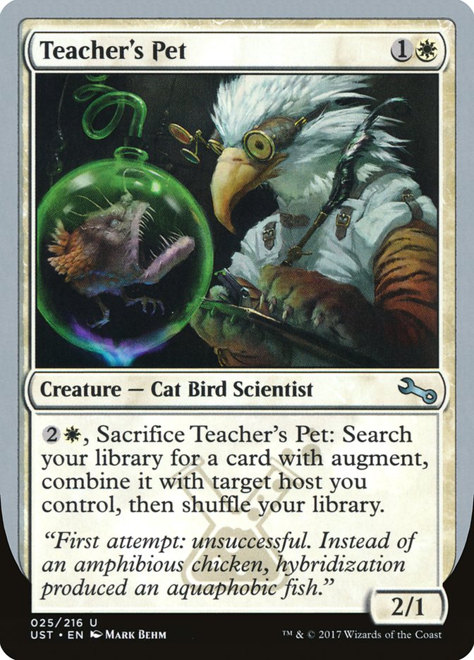 MTG Card Title: Teacher's Pet UST/25