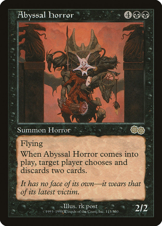 MTG Card Title: Abyssal Horror USG/115