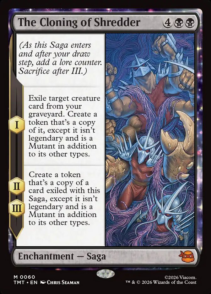 MTG Card Title: The Cloning of Shredder TMT/60