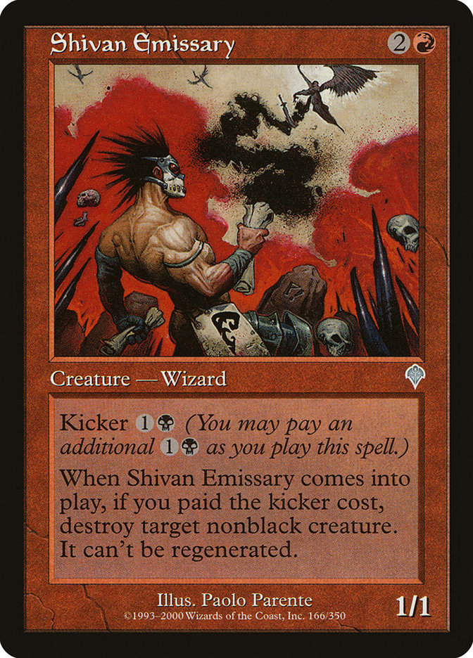 MTG Card Title: Shivan Emissary INV/166