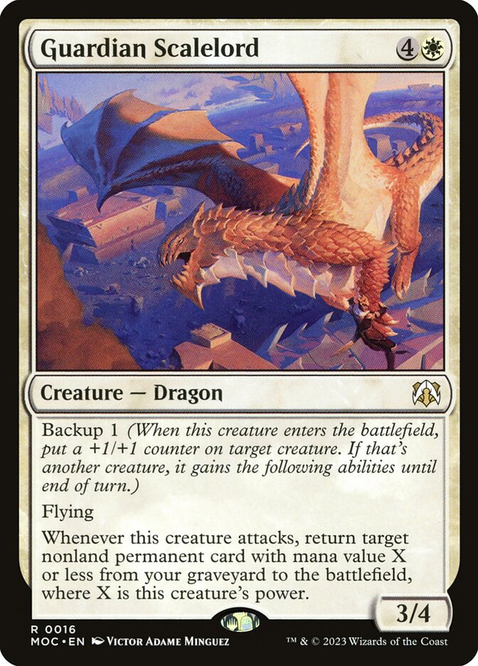 MTG Card Title: Guardian Scalelord MOC/16