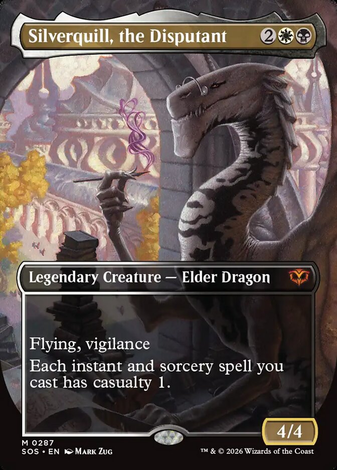 MTG Card Title: Silverquill, the Disputant SOS/287