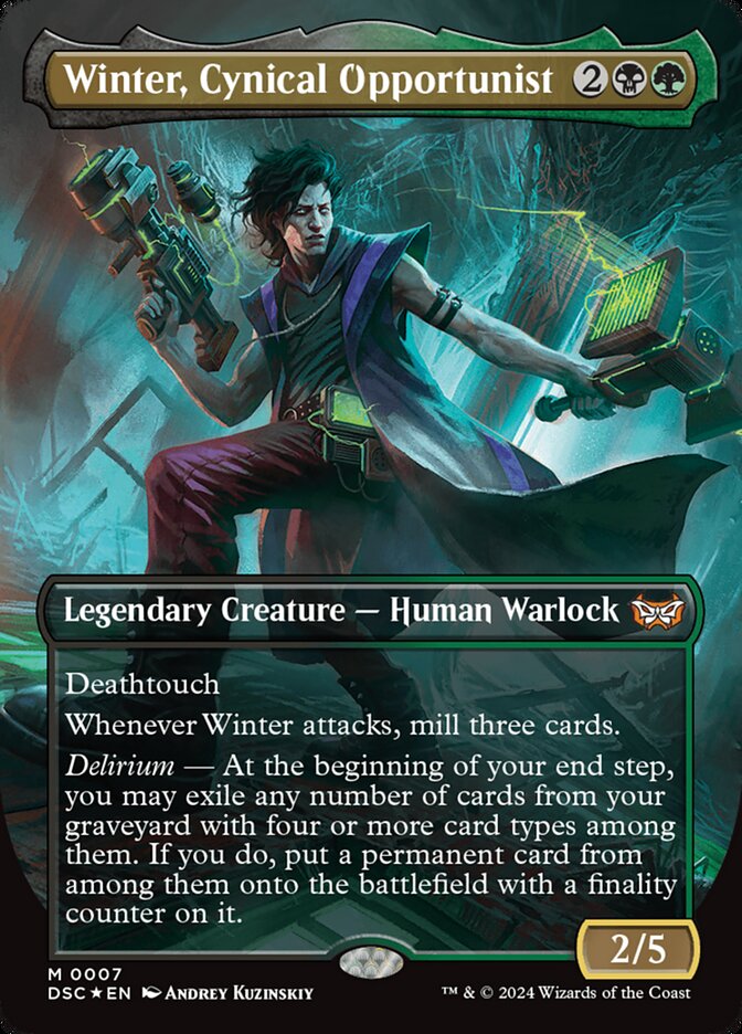 MTG Card Title: Winter, Cynical Opportunist DSC/7