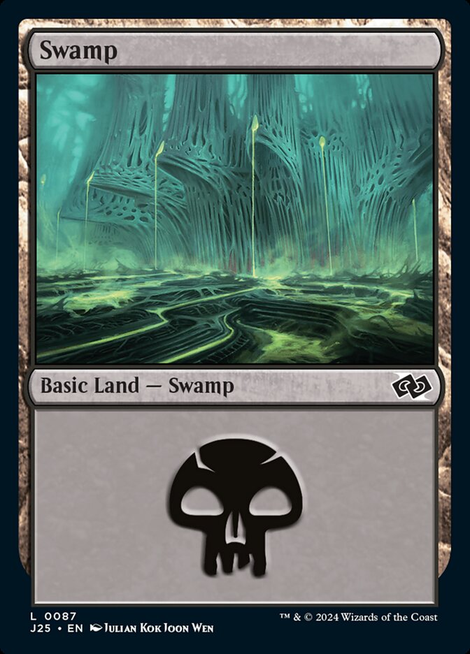 MTG Card Title: Swamp J25/87